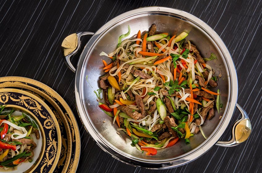 Rice Noodles and Beef