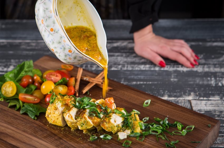 Vištiena su garstyčių padažu